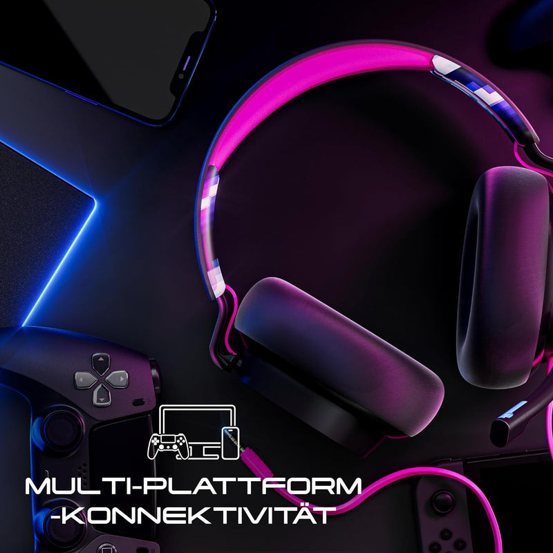 Skullcandy SLYR Pro Kabelgebundenes Multi-Platform Over-Ear Gaming Headset für Xbox, PlayStation und