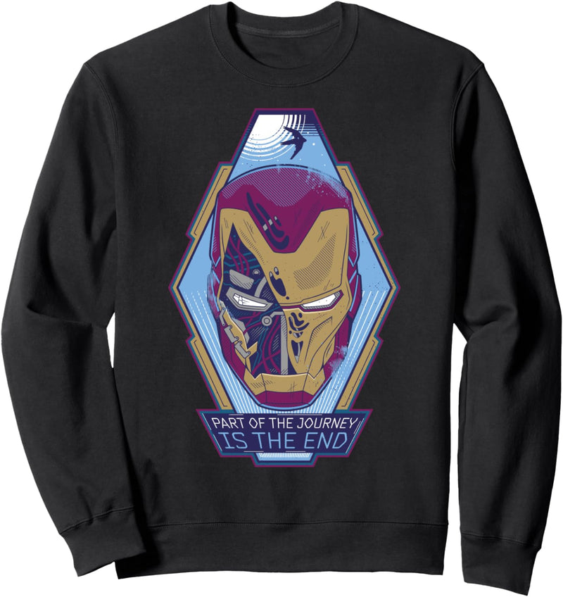 Marvel Avengers Endgame Iron Man Hexagon Portrait Sweatshirt