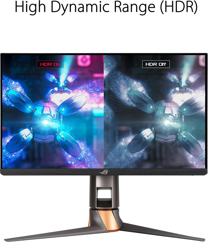 ASUS ROG Swift PG259QNR | 24.5 Zoll Full HD Gaming Monitor | 360 Hz, 1ms GtG, G-Sync kompatibel, Ref