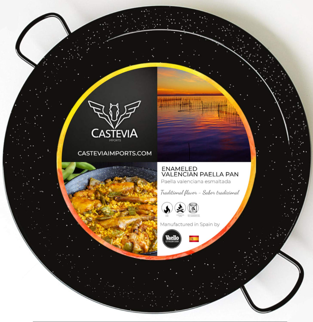 Paella-Pfanne 55 cm Stahl emailiert