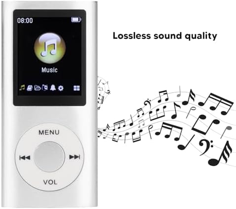 MP4-Player, MP3-Musikplayer mit 1,8-Zoll-LCD-Bildschirm, Tragbarer Digitaler Verlustfreier Musik-MP3
