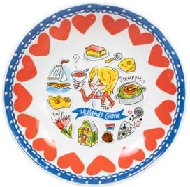 Blond Amsterdam Tiefes Teller Holland Ø23 cm – Keramikteller mit typisch holländischen Motiven wie T