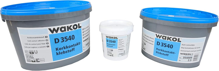 Wakol Kork-Kontaktkleber D 3540 (0.8 Kg Eimer) 0.8 Kilogramm, 0.8 Kilogramm