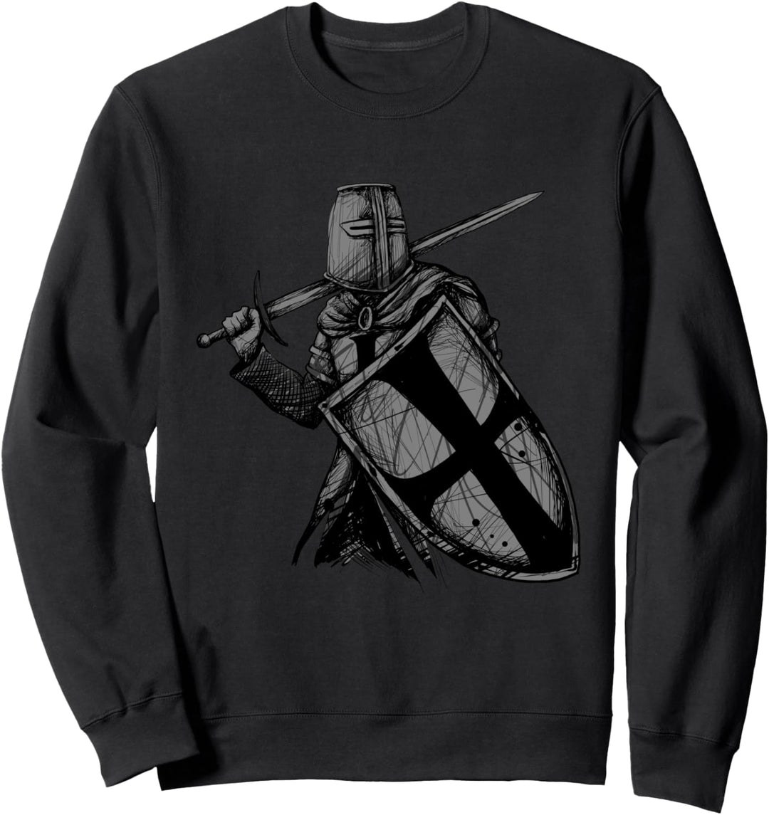 Dunkle Ritter Templar Geschenk Ritter Templer Sweatshirt