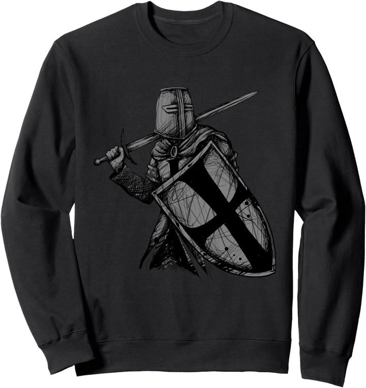 Dunkle Ritter Templar Geschenk Ritter Templer Sweatshirt
