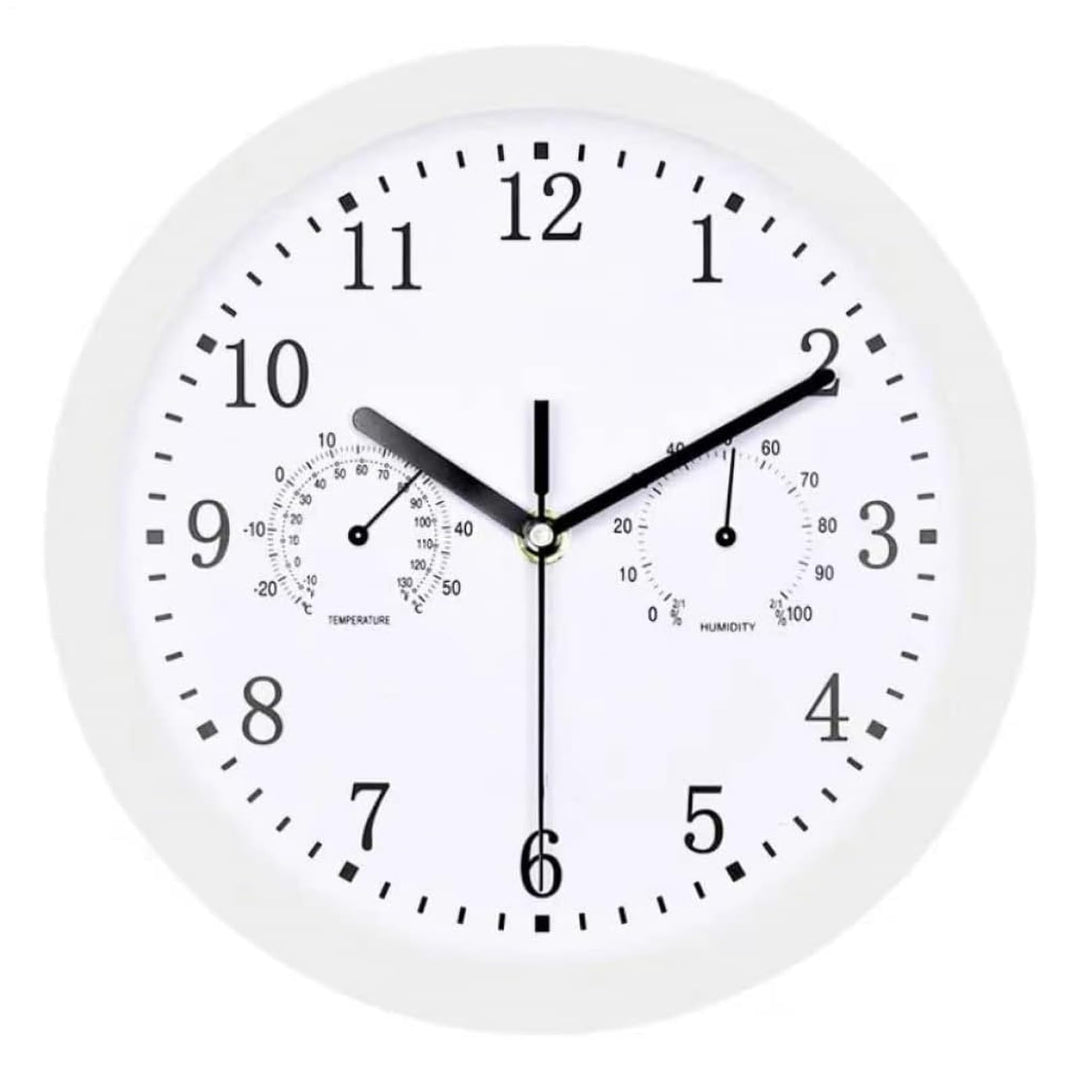 Generisch Aussenuhren Für Terrasse Garten | wasserdichte Gartenuhr Retro Design 25cm Durchmesser ABS