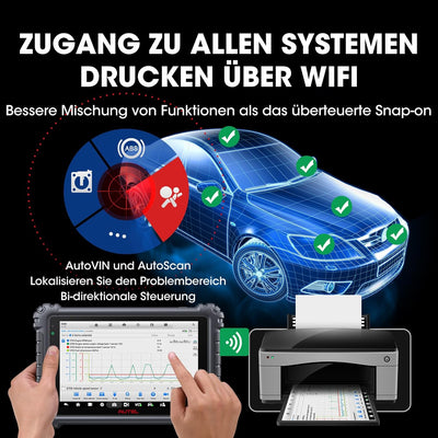 Autel Auto Diagnosegerät MaxiCOM MK906Pro OBD2 Scanner, Upgrade von MK908/MS906BT, Gleich wie MS906