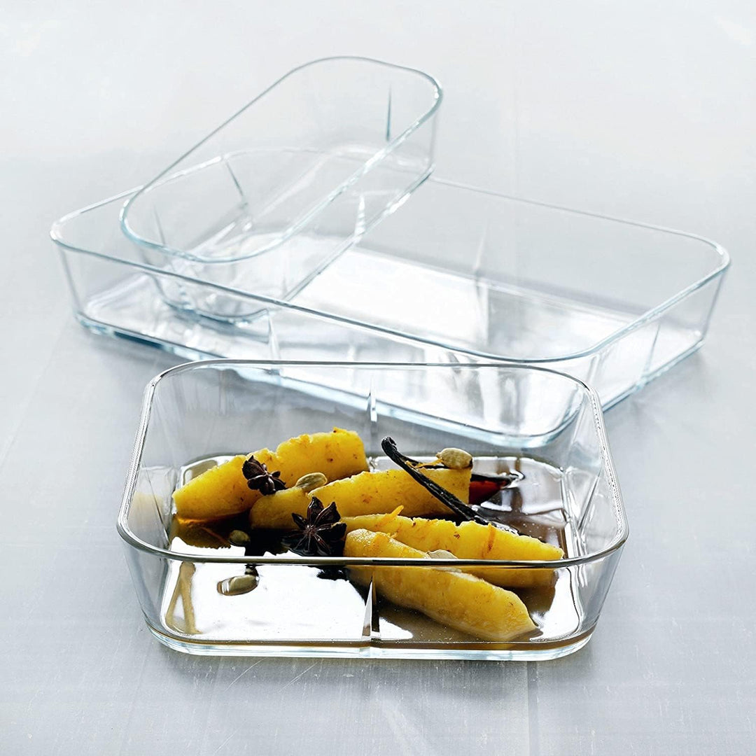 Rosendahl Ofenfeste Form 24x24 cm Grand Cru stapelbar klassisches Design, klar 2,45 l Ofenfeste Form