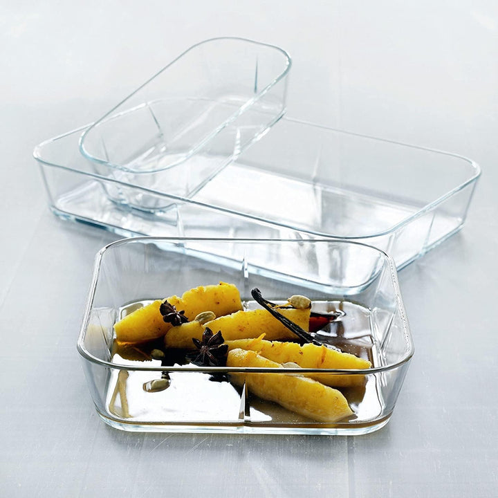 Rosendahl Ofenfeste Form 24x24 cm Grand Cru stapelbar klassisches Design, klar 2,45 l Ofenfeste Form