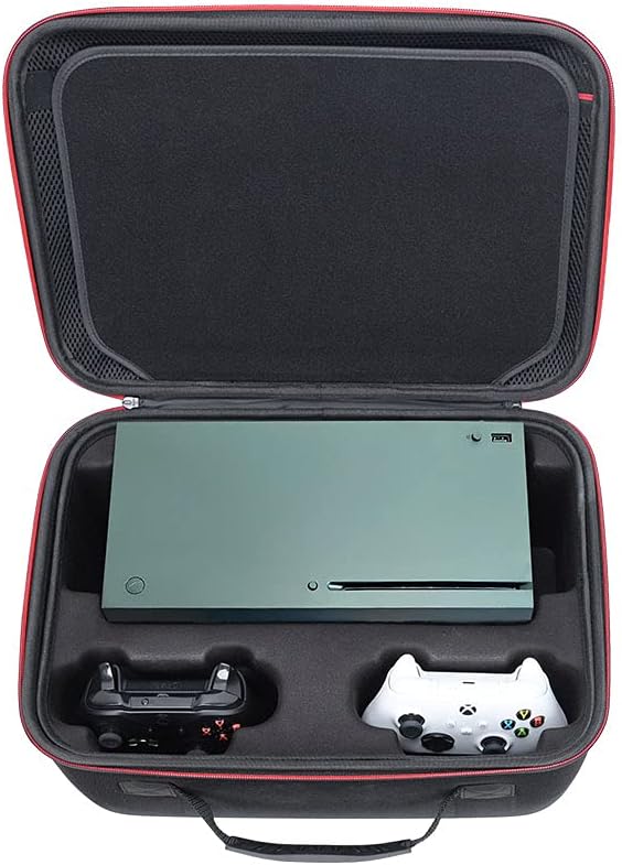 RLSOCO Tasche für Xbox Series X Schwarz, Schwarz