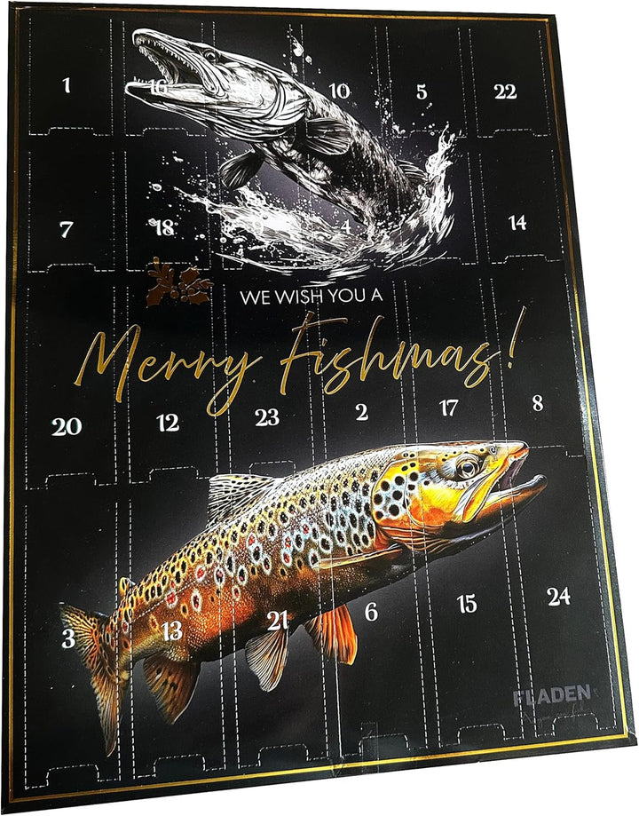 FLADEN Fishing Premium Raubfisch Angler Adventskalender - Köder Angelset Weihnachtskalender Advents