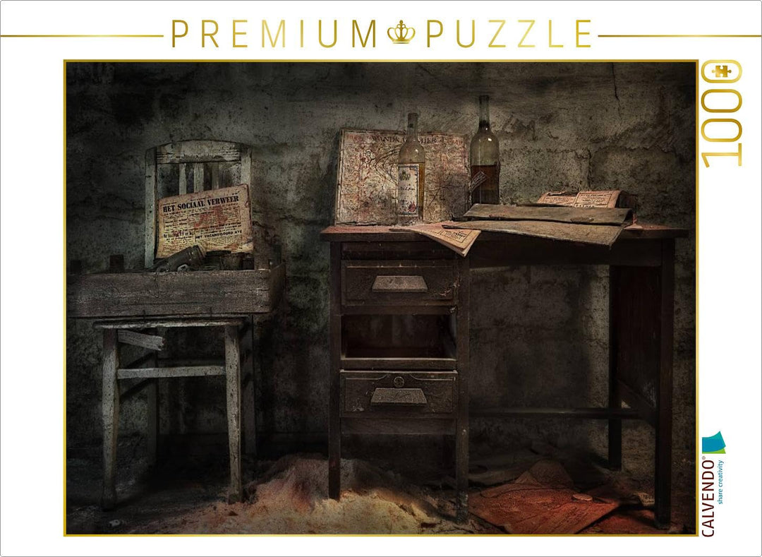 CALVENDO Puzzle Geheimnisvolle Orte - Lost Places 1000 Teile Lege-Grösse 64 x 48 cm Foto-Puzzle Bild