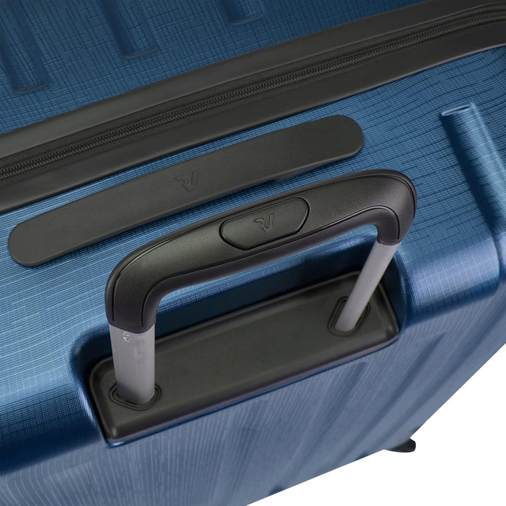 Roncato Kinetic 2.0 Kabinen-Trolley 55x40x20/25 cm Erweiterbar - Blau Blau 55 cm [EXP], Blau 55 cm [