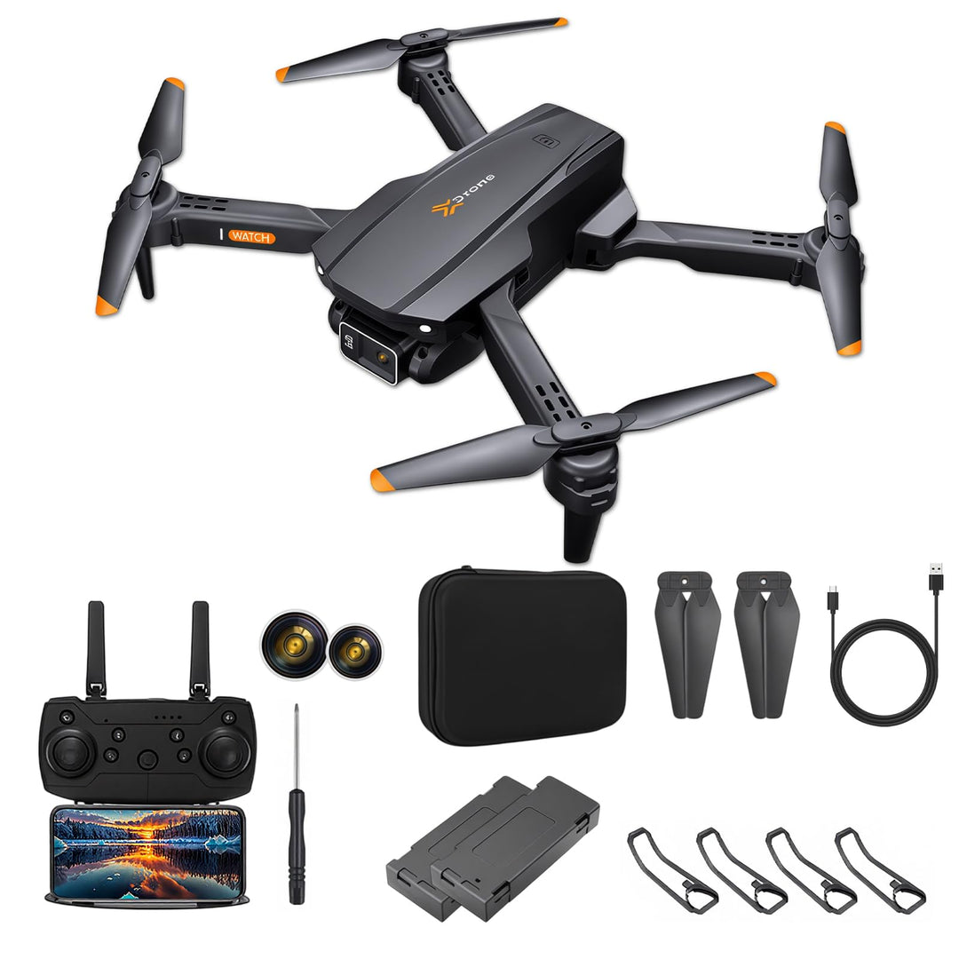 Drohne mit Kamera 4k, Mini Drohne für Kinder und Anfänger, Erwachsene, Drone für Ein-Knopf Start/Lan