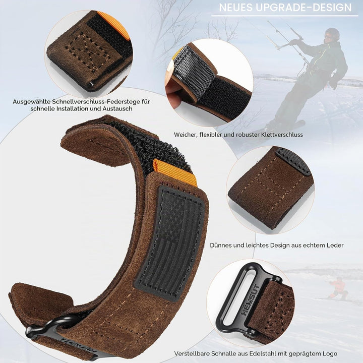 Schnellverschluss-Armband für Samsung Galaxy Watch 6/5/5 Pro/4/3/Gear S3/S2/Active 2 Armband für Ama