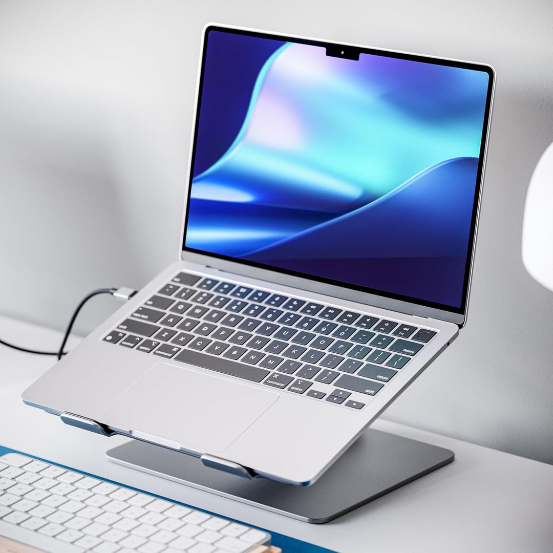 ALOGIC Elite Verstellbarer Laptopständer, Ergonomischer Riser im Aluminiumdesign, tragbar und robust