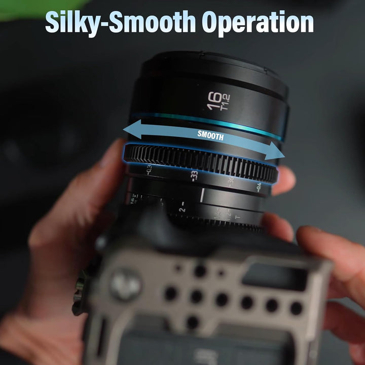 SIRUI Night Walker Cine-Objektiv mit Manuellem Fokus Set, 16mm,24mm,35mm,55mm,75mm, T1.2-Objektiv mi
