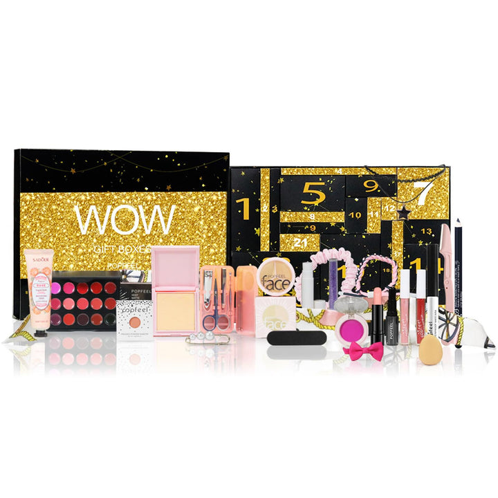 FantasyDay Xmas Make-up Sets Multifunktions Schminkkoffer Mädchen Makeup Geschenkset Kosmetik für Ge