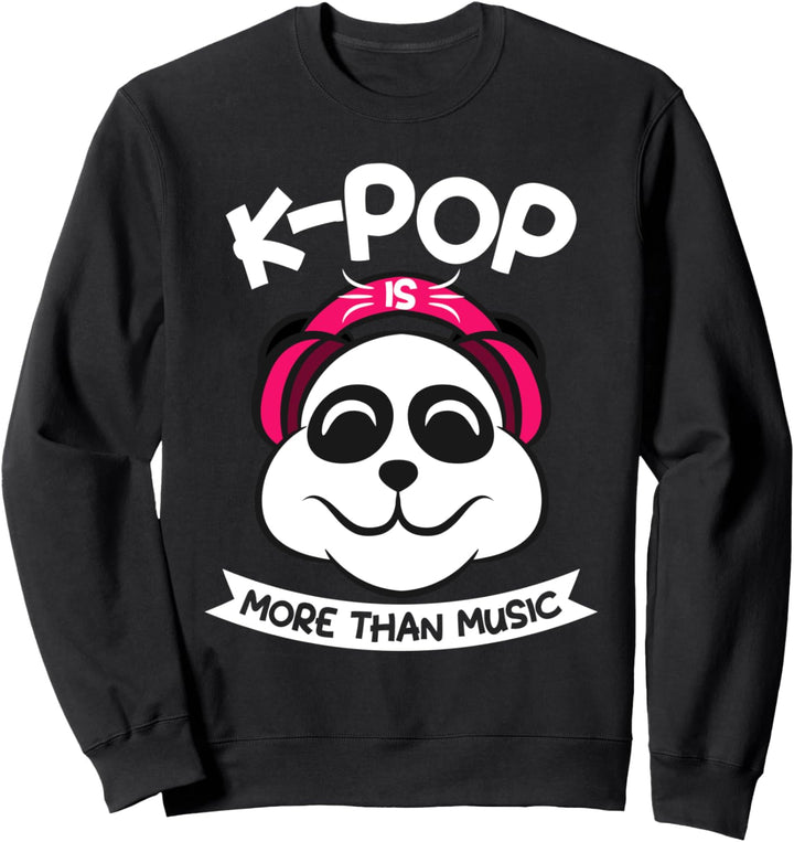 K-Pop Panda Koreanische Musik Fan Sweatshirt