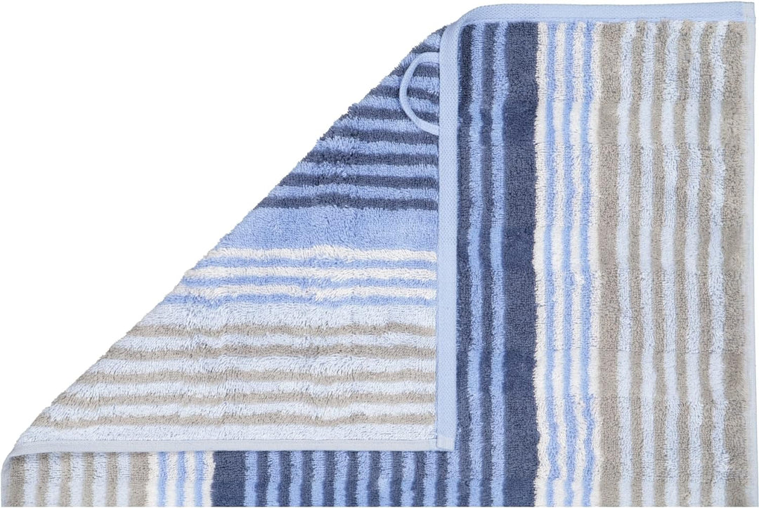 CAWÖ Home Handtücher Noblesse Harmony Streifen 1085 Sky - 17 Duschtuch 80x160 cm, Duschtuch 80x160 c