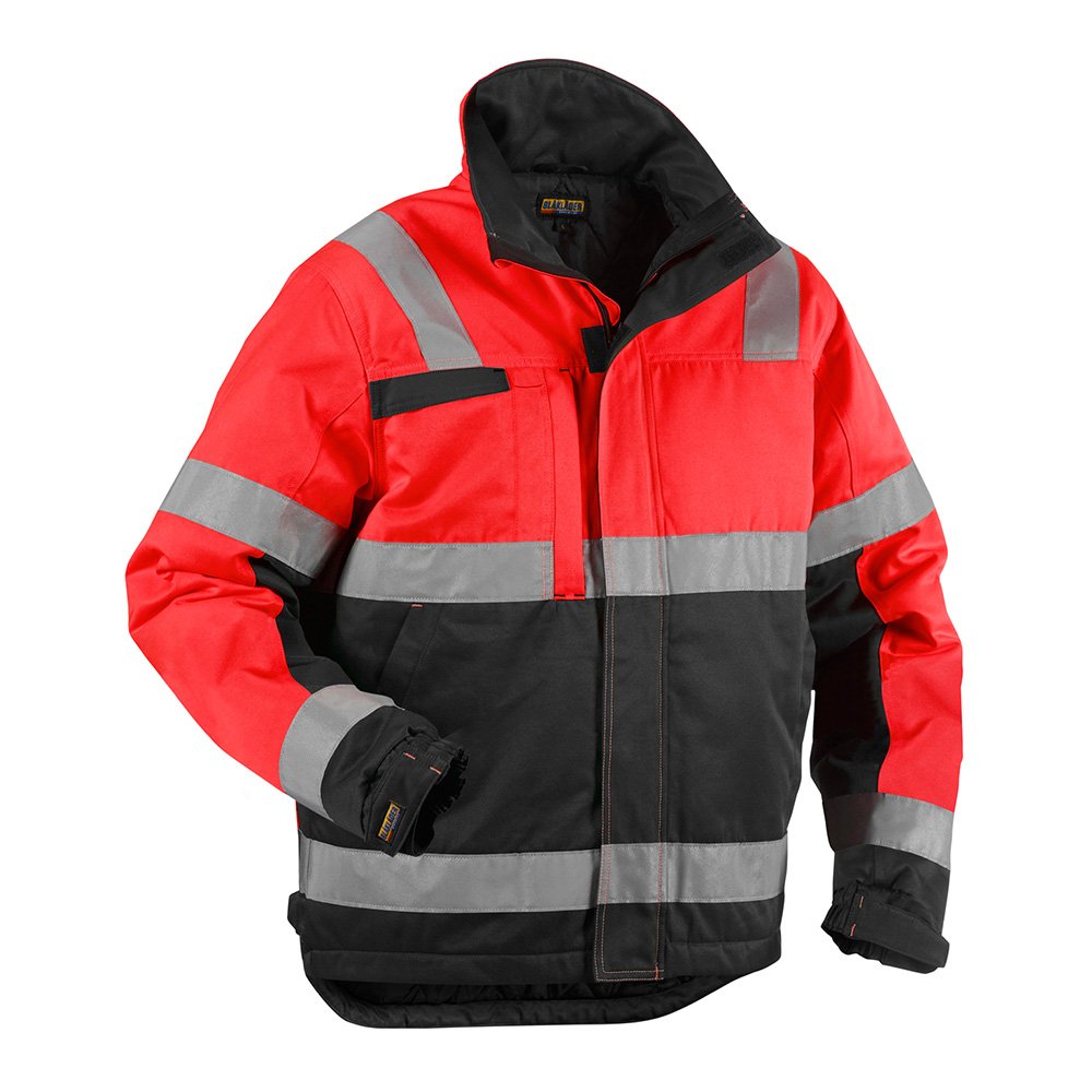 Blaklader 48621811 WINTERJACKET, Rot/Schwarz, grootte L High Vis Rot/Schwarz L, High Vis Rot/Schwarz