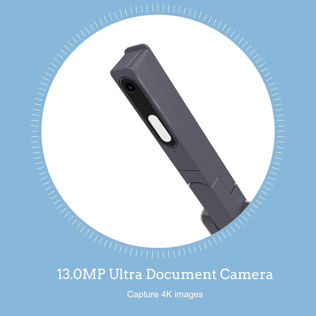JOYUSING HDMI/USB Dual Mode 13MP Dokumentenkamera/Visualiser mit Licht für Fernunterricht, Webkonfer