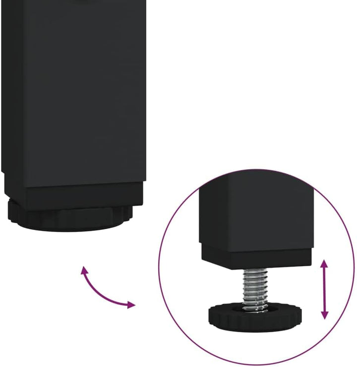 vidaXL Couchtisch Grau Sonoma 50x50x40 cm Holzwerkstoff