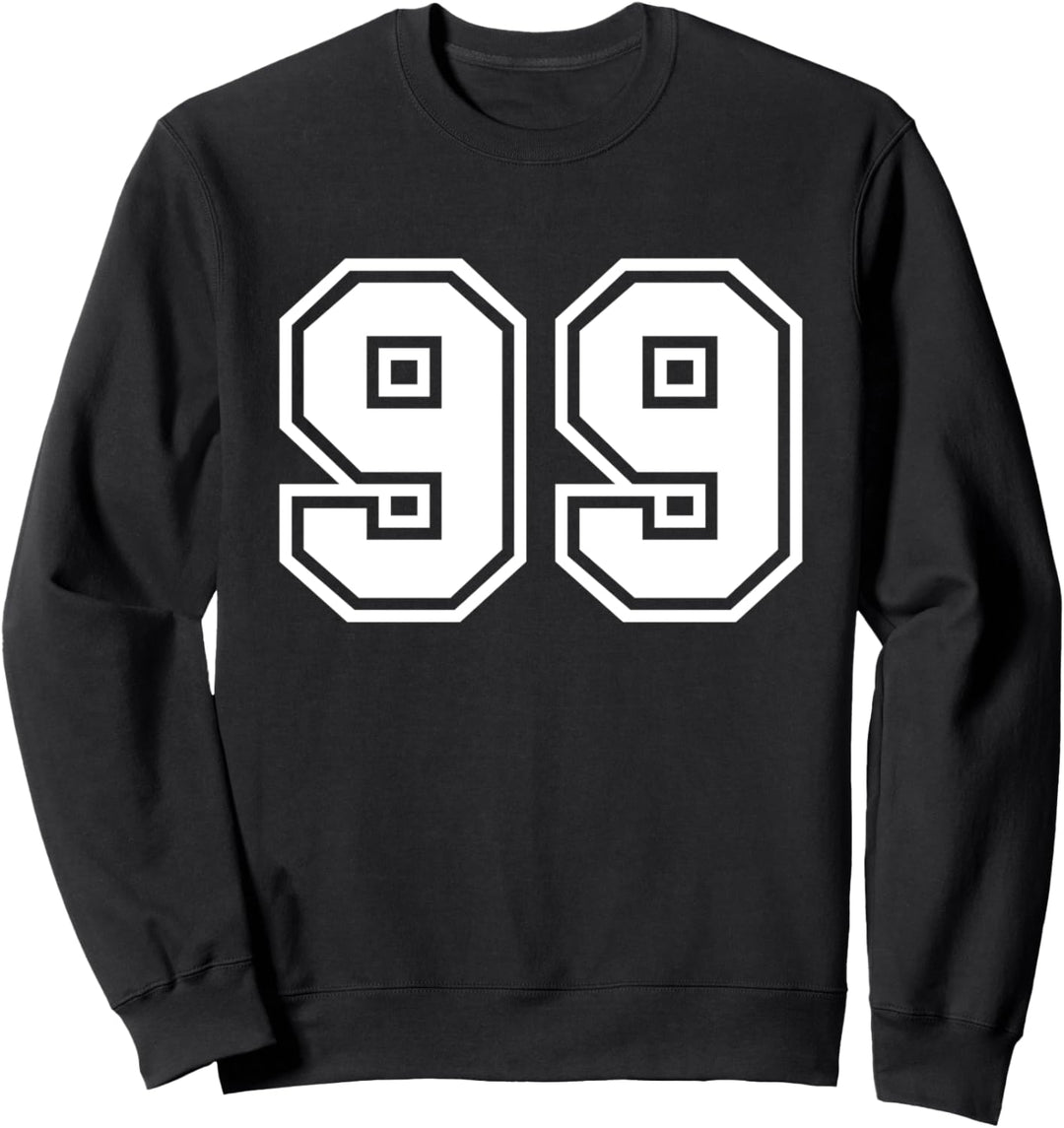 Team Jersey Nummer #99 Sportgeschenk Sweatshirt