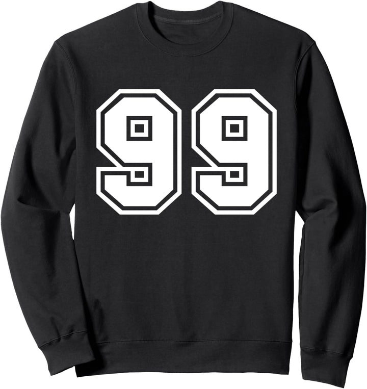 Team Jersey Nummer #99 Sportgeschenk Sweatshirt