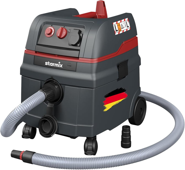 Starmix Nass- und Trockensauger Staubsauger ISC L-1625, hochwertiger Sauger für Baustelleneinsatz (1