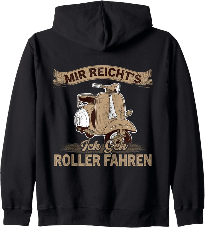 4 Takt Motorroller Schrauber Bastler Nostalgie Geschenke Kapuzenjacke