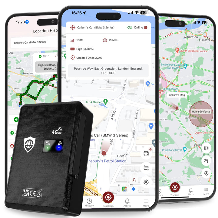 SafeTag Mag – Rechargeable Magnetic GPS Tracker, Car, Van, Motorbike, Caravan, etc. 34-220 Countries