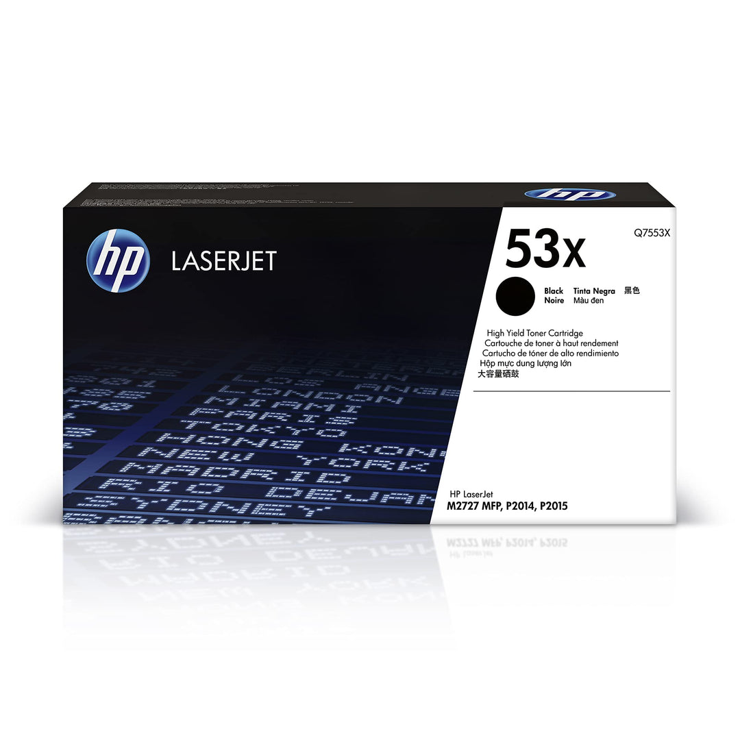 HP 53X (Q7553X) Schwarz Original Toner mit hoher Reichweite für HP Laserjet P2014, P2015, P2015dn, P