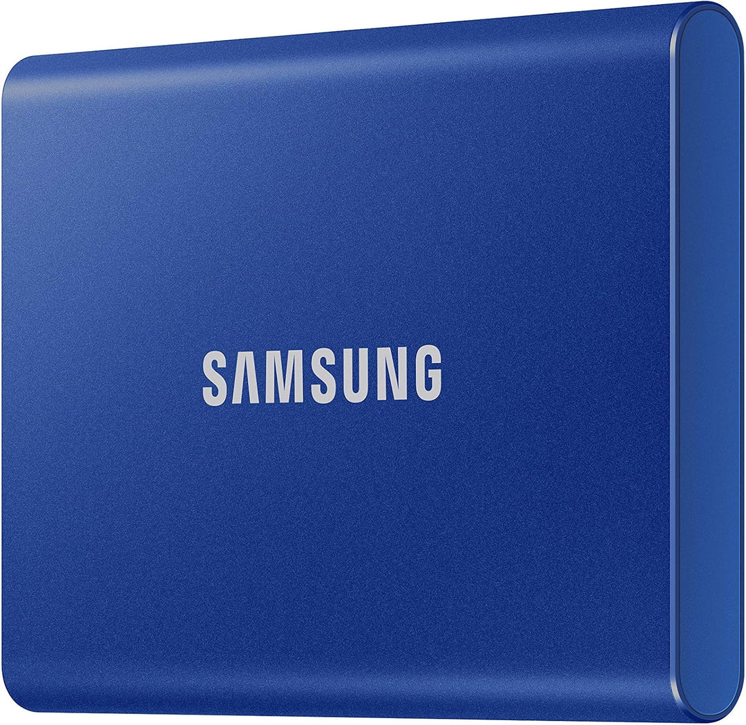 Samsung Portable SSD T7, 500 GB, USB 3.2 Gen.2, 1.050 MB/s Lesen, 1.000 MB/s Schreiben, Externe SSD
