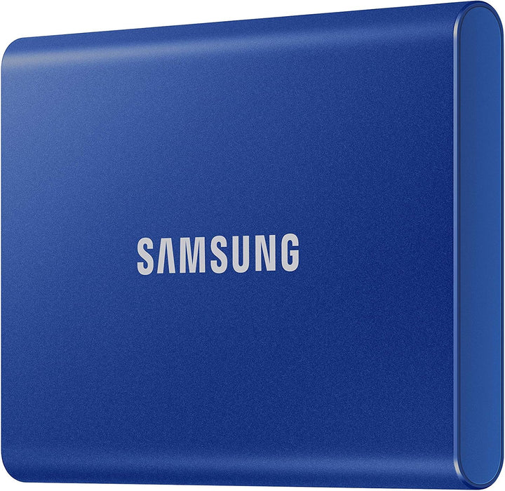 Samsung Portable SSD T7, 500 GB, USB 3.2 Gen.2, 1.050 MB/s Lesen, 1.000 MB/s Schreiben, Externe SSD