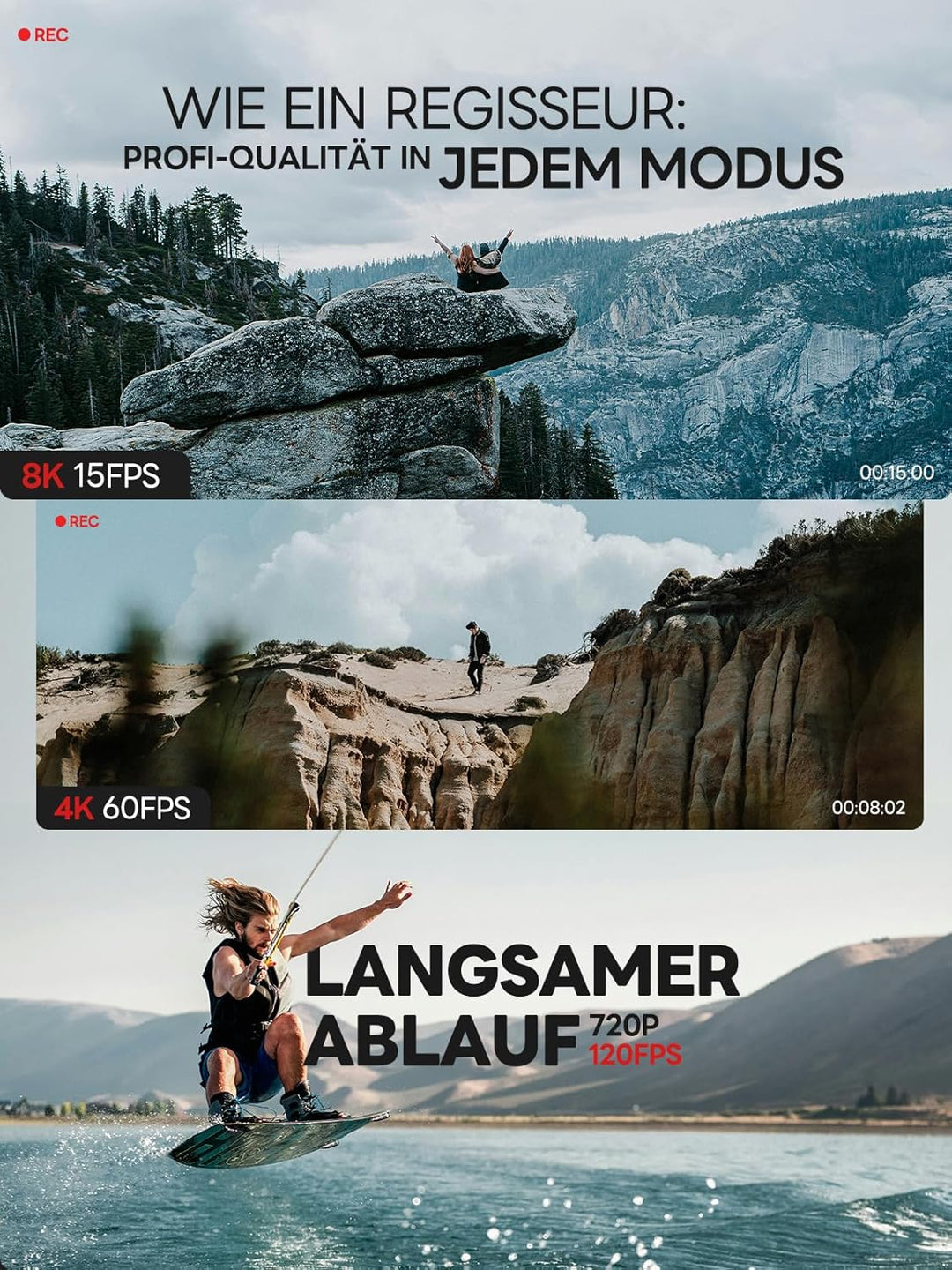 NBD 8K Digitalkamera 64MP mit Autofokus & 16X Zoom, F1.8 Nachtsicht, WiFi – Leichtes 500g Vlogging K