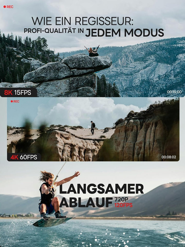 NBD 8K Digitalkamera 64MP mit Autofokus & 16X Zoom, F1.8 Nachtsicht, WiFi – Leichtes 500g Vlogging K