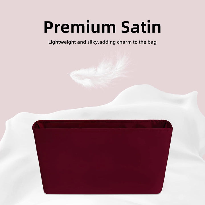 DGAZ Handtaschen Organizer Einsatz für LV Neverfull PM/MM/GM Taschen, Seide Tasche in Tasche Organiz