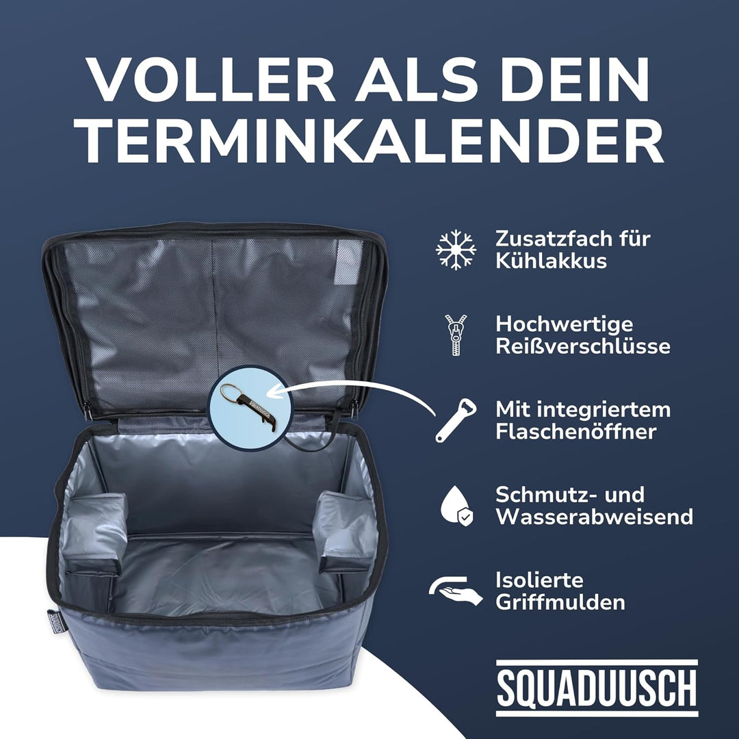 Bier Kühltasche - Kühltasche für Bierkasten - Isoliertasche für Bierkiste