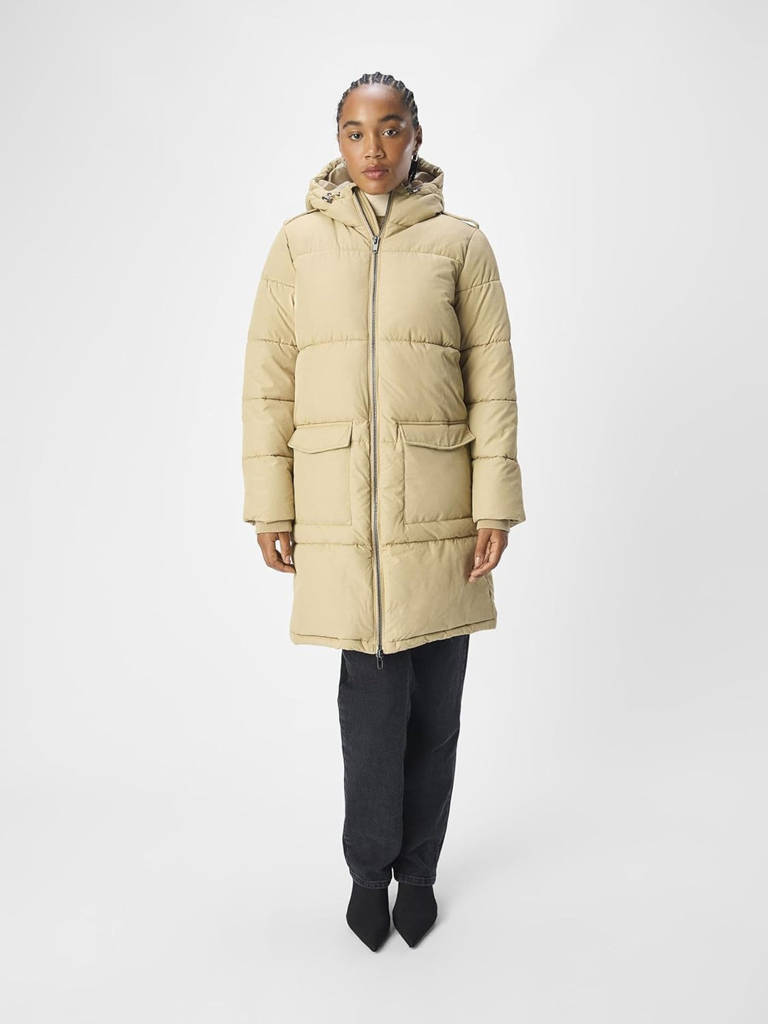 Object Female Steppjacke OBJZHANNA M Incense, M Incense