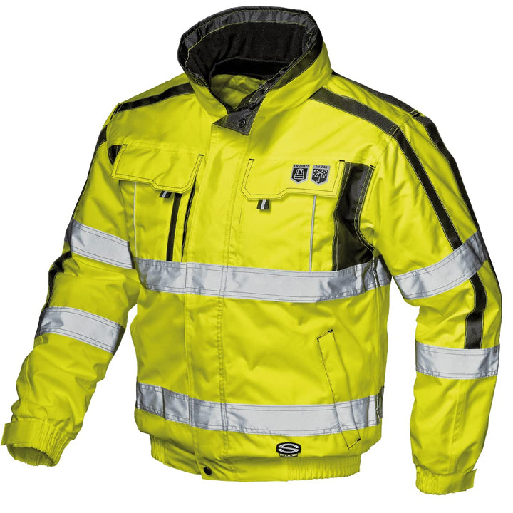 Sir Safety System MC4125E1S "Contender" Warnschutz-Pilotenjacke, Warnschutz-gelb, Grösse S, S