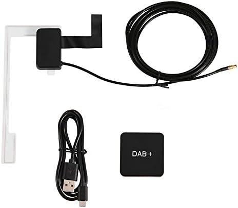 DAB Adapter für Autoradio,USB Auto Adapter,MCX Auto Radio Adapter mit Antenne USB Stromkabe,DAB- und