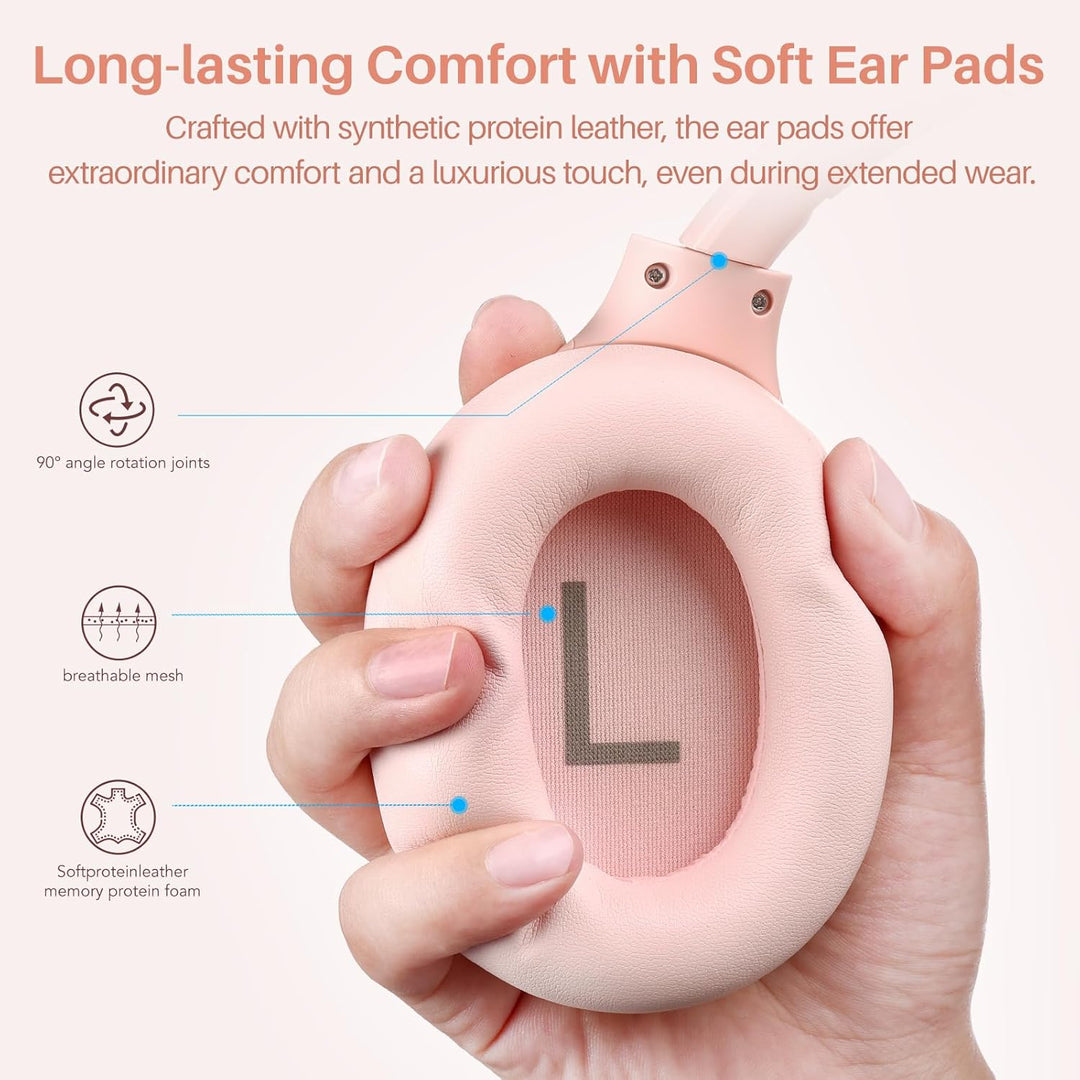 TOZO HT2 Over Ear Kopfhörer Bluetooth,Hybrid Active Noise Cancelling Kopfhörer,Kopfhörer Kabellos Bl