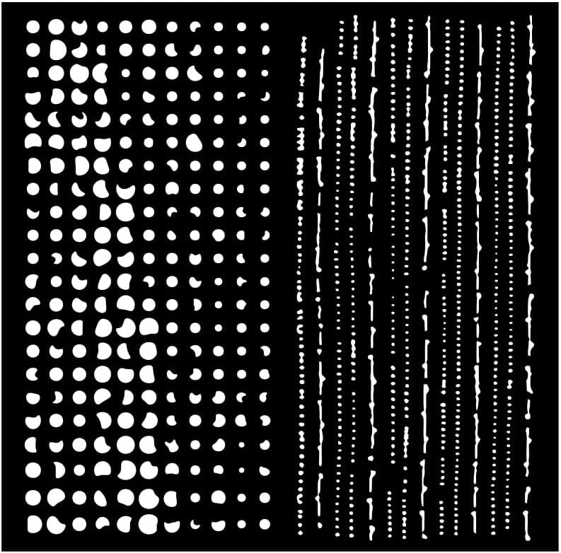 Stamperia - Thick Stencils for Scrapbooks, Albums, Cards, Bullet Journals, and More, Double Texture,