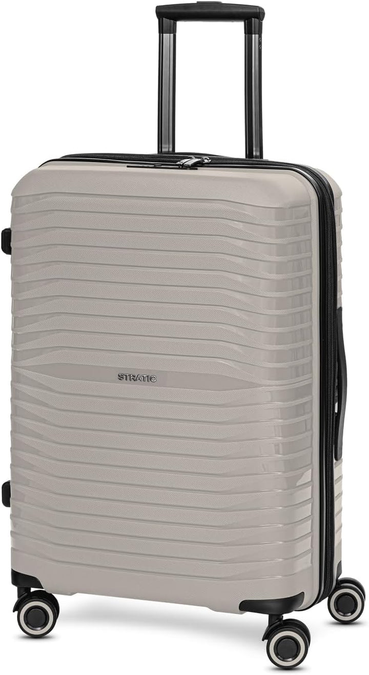 Stratic Shine Hartschalenkoffer Set - 3-teilig gross | Ausgestattet mit, arretierbarer Griff, 4 360°