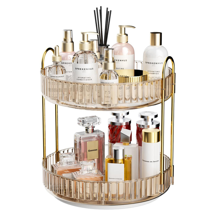 aufbewahrung für kosmetik MOACC Make Up Kosmetik Organizer, 360° Drehbar Aufbewahrung, Schmink O – techstudio.ch