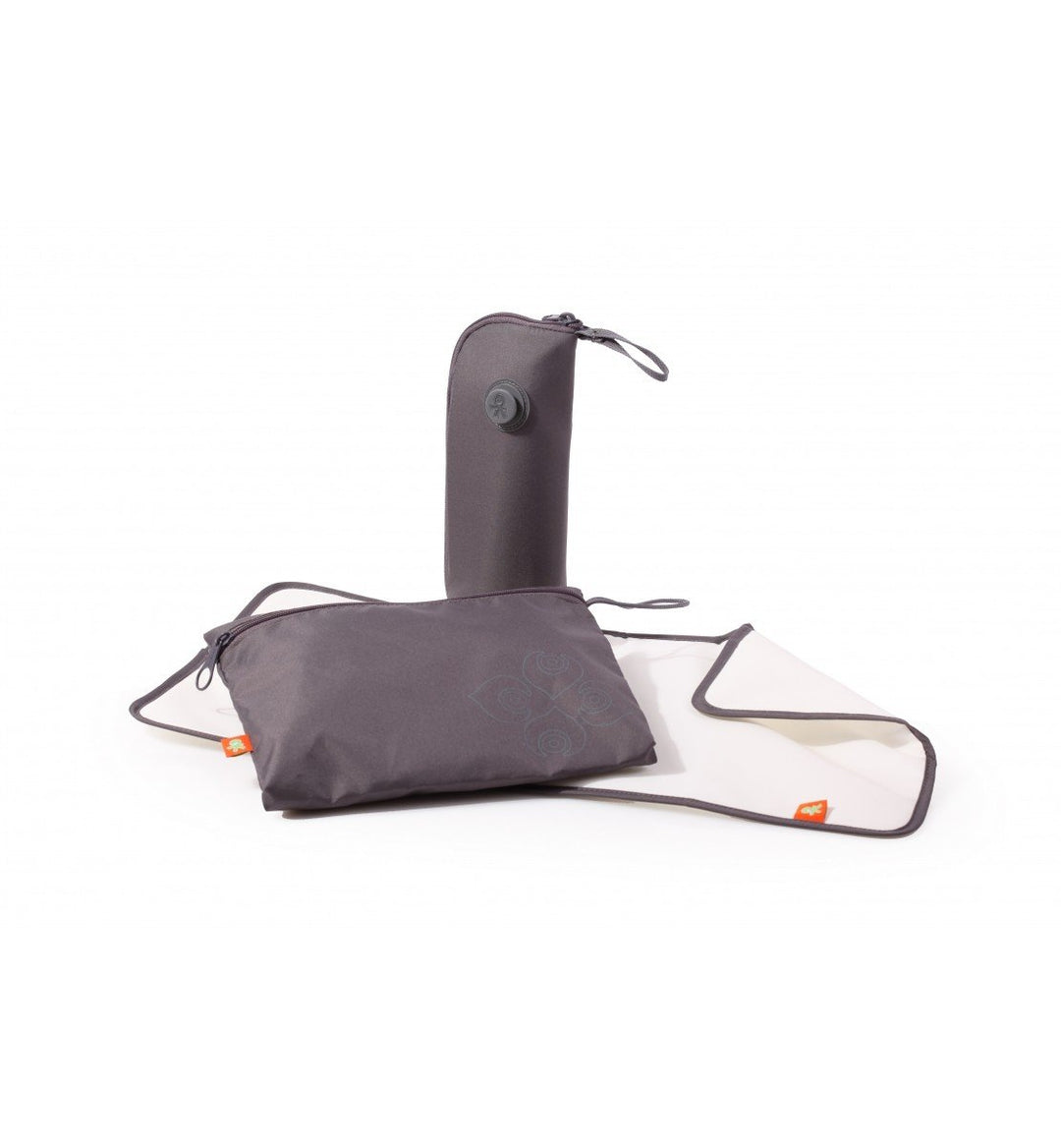 okiedog SUMO 34002 Wickeltasche/Wickelrucksack inkl. Zubehör DAMASK, weiss/grau Damask Weiss/Grau, D