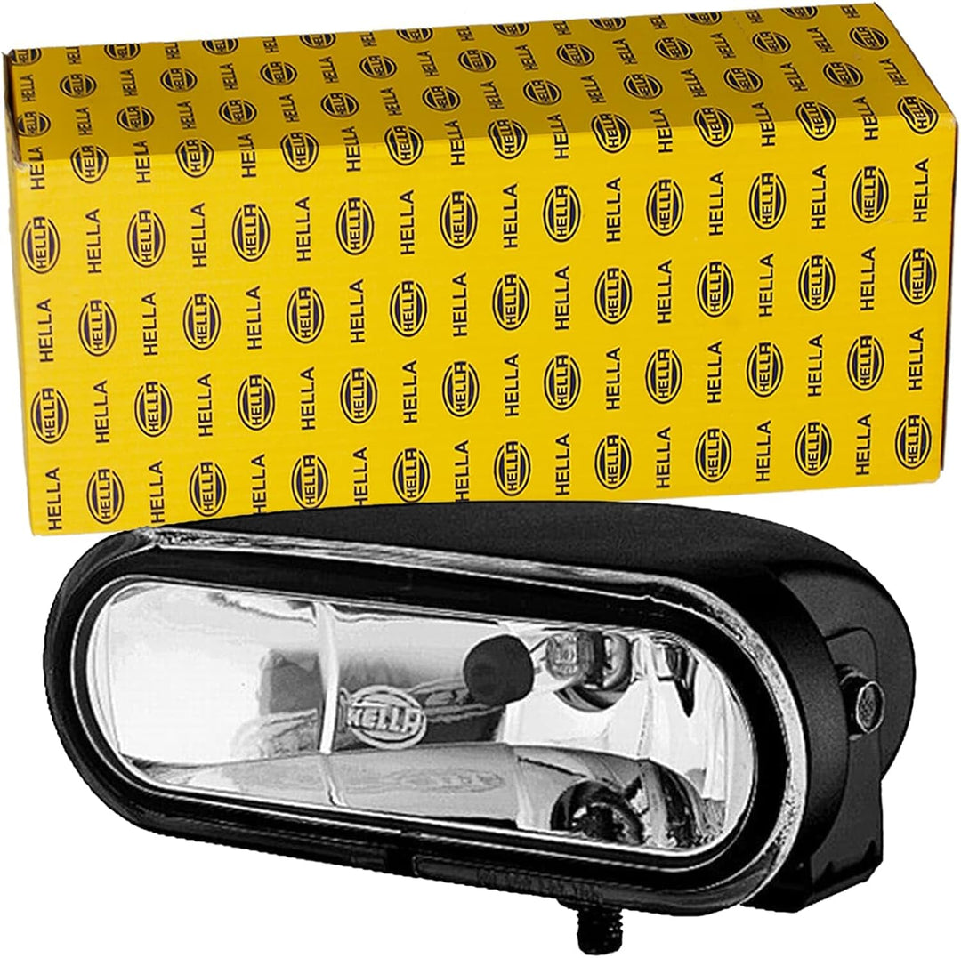 HELLA 1NA 008 284-001 FF/Halogen-Nebelscheinwerfer - FF 75 - 12V - Anbau - Lichtscheibenfarbe: glask