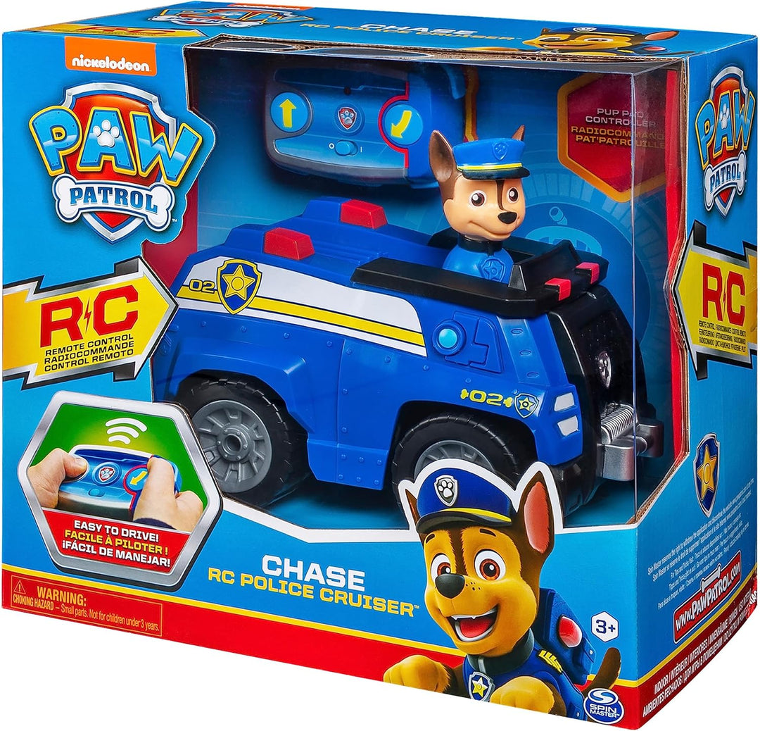 PAW Patrol Chases ferngesteuertes Polizeiauto mit Fernbedienung, Spielzeug für Kinder ab 3 Jahren, B