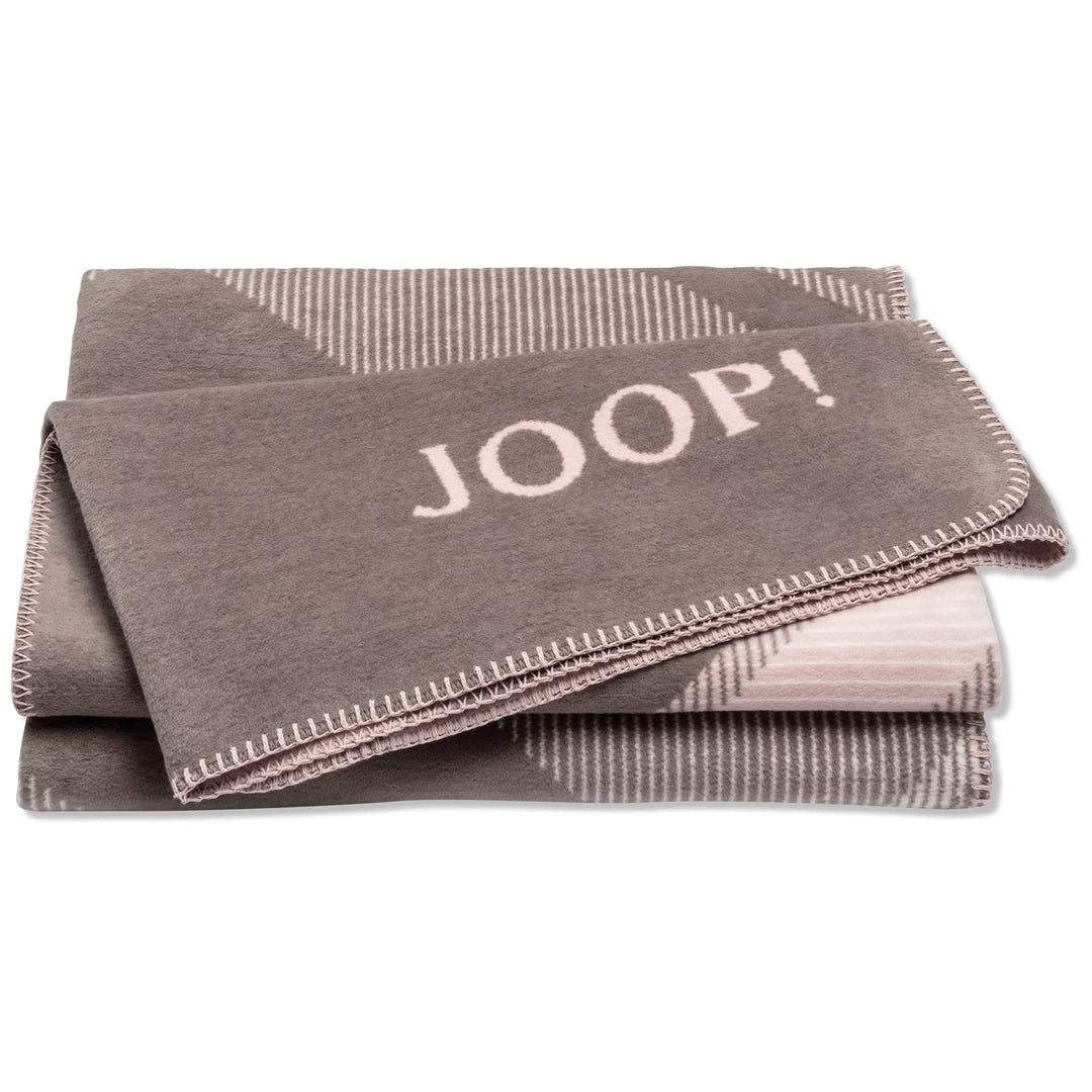 Joop! Wohndecken Checks Taupe-rosé 150x200 cm